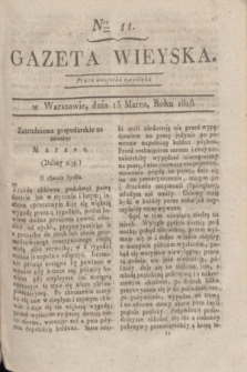 Gazeta Wieyska. [T.2], Ner 11 (13 marca 1818)