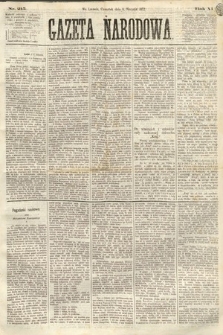 Gazeta Narodowa. 1872, nr 215