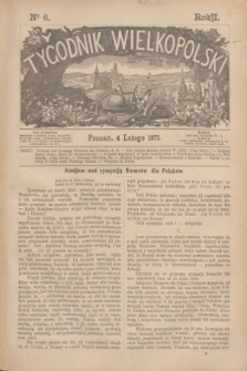 Tygodnik Wielkopolski. R.1, nr 6 (4 lutego 1871)