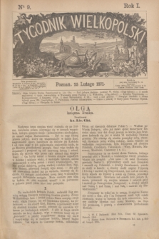 Tygodnik Wielkopolski. R.1, nr 9 (25 lutego 1871)