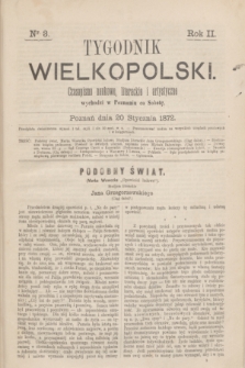 Tygodnik Wielkopolski : czasopismo naukowe, literackie i artystyczne. R.2, nr 3 (20 stycznia 1872)