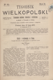 Tygodnik Wielkopolski : czasopismo naukowe, literackie i artystyczne. R.2, nr 30 (27 lipca 1872)