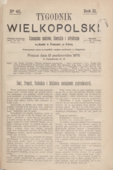 Tygodnik Wielkopolski : czasopismo naukowe, literackie i artystyczne. R.2, nr 42 (19 października 1872)