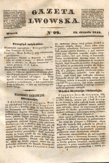 Gazeta Lwowska. 1842, nr 99