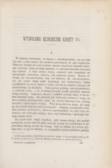 Ekonomista : pismo poświęcone ekonomice, statystyce i administracji. R.7, [z. 10] (październik 1872)