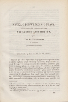 Ekonomista : pismo poświęcone ekonomice, statystyce i administracji. R.9, z. 5 (maj 1874)