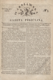 Warszawska Gazeta Policyjna. 1847, № 2 (2 stycznia)