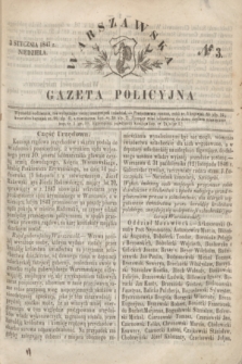 Warszawska Gazeta Policyjna. 1847, № 3 (3 stycznia)