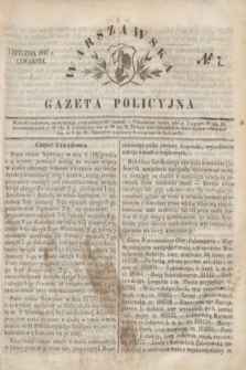 Warszawska Gazeta Policyjna. 1847, № 7 (7 stycznia)