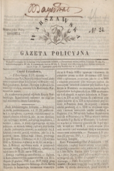 Warszawska Gazeta Policyjna. 1847, № 24 (24 stycznia) + dod.