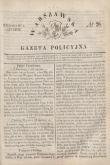 Warszawska Gazeta Policyjna. 1847, № 28 (28 stycznia)