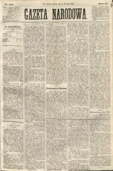 Gazeta Narodowa. 1872, nr 241