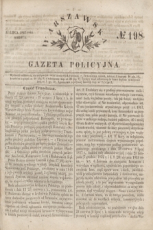 Warszawska Gazeta Policyjna. 1847, № 198 (17 lipca)