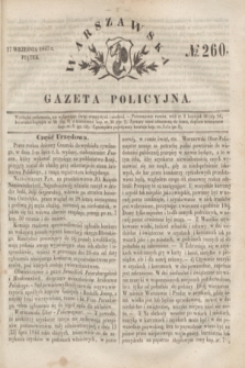 Warszawska Gazeta Policyjna. 1847, No 260 (17 września)