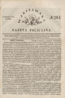 Warszawska Gazeta Policyjna. 1847, № 264 (21 września)