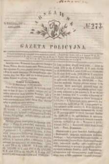 Warszawska Gazeta Policyjna. 1847, No 273 (30 września)