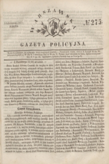 Warszawska Gazeta Policyjna. 1847, No 275 (2 października) + dod.