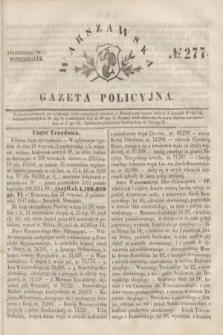 Warszawska Gazeta Policyjna. 1847, No 277 (4 października)