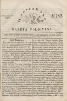 Warszawska Gazeta Policyjna. 1847, No 282 (9 października)