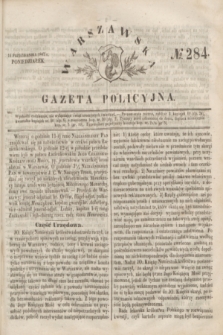 Warszawska Gazeta Policyjna. 1847, No 284 (11 października)