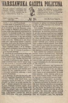 Warszawska Gazeta Policyjna. 1862, № 28 (5 lutego)