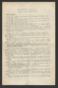 Dziennik Radiowy. 1942, nr 43 (10 lutego)