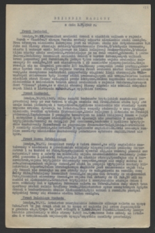 Dziennik Radiowy. 1942 (1 VII)
