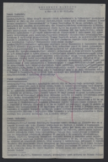 Dziennik Radiowy. 1943 (15 i 16 VIII)