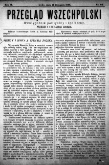 Przegląd Wszechpolski : dwutygodnik polityczny i społeczny. 1896, nr 22