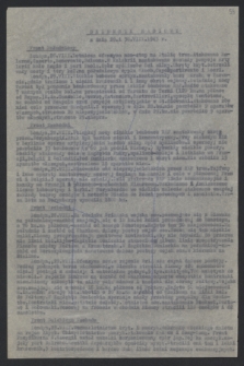 Dziennik Radiowy. 1943 (29 i 30 VIII)