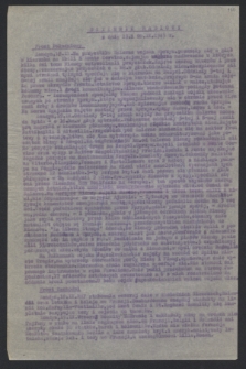 Dziennik Radiowy. 1943 (19 i 20 IX)