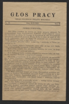 Głos Pracy. R.3, nr 46 (20 listopada 1942)