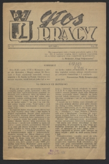 Głos Pracy. R.4, nr 15 (8 kwietnia 1943)