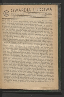 Gwardia Ludowa. R.3, nr 7 (wrzesień 1943) = nr 18