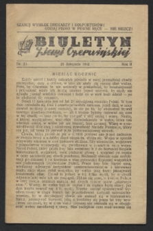 Biuletyn Ziemi Czerwieńskiej. R.2, nr 25 (21 listopada 1942)