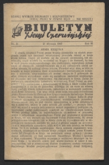 Biuletyn Ziemi Czerwińskiej. R.3, nr 31 (1943)