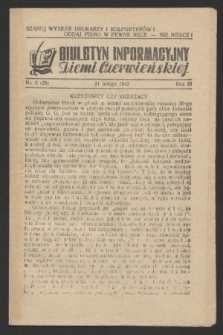 Biuletyn Informacyjny Ziemi Czerwieńskiej. R.3, nr 6 (21 lutego 1943) = nr 35