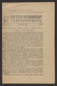 Biuletyn Informacyjny Ziemi Czerwieńskiej. R.3, nr 22 (29 sierpnia 1943) = nr 51