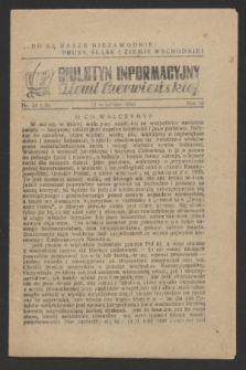 Biuletyn Informacyjny Ziemi Czerwieńskiej. R.3, nr 24 (12 września 1943) = nr 53