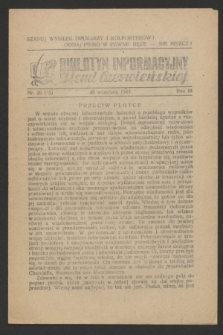 Biuletyn Informacyjny Ziemi Czerwieńskiej. R.3, nr 26 (26 września 1943) = nr 55