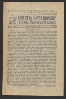 Biuletyn Informacyjny Ziemi Czerwieńskiej. R.3, nr 29 (17 października 1943) = nr 58