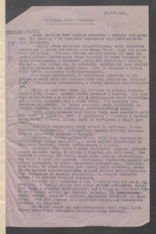 Angielska Prasa Tygodniowa. 1943 (30 lipca)