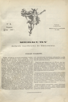 Merkury : dodatek tygodniowy do Ekonomisty. 1867, nr 8 (23 lutego)