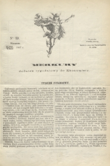 Merkury : dodatek tygodniowy do Ekonomisty. 1867, nr 10 (9 marca)