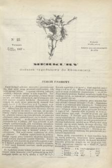 Merkury : dodatek tygodniowy do Ekonomisty. 1867, nr 23 (8 czerwca)