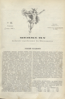 Merkury : dodatek tygodniowy do Ekonomisty. 1867, nr 24 (15 czerwca)