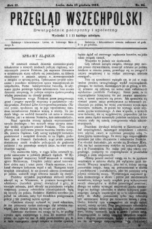 Przegląd Wszechpolski : dwutygodnik polityczny i społeczny. 1896, nr 24
