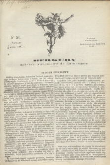 Merkury : dodatek tygodniowy do Ekonomisty. 1867, nr 51 (21 grudnia)