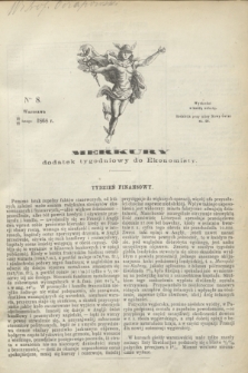 Merkury : dodatek tygodniowy do Ekonomisty. 1868, nr 8 (22 lutego)