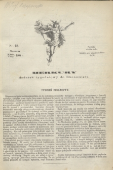 Merkury : dodatek tygodniowy do Ekonomisty. 1868, nr 18 (6 maja)